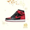 Giày Sneaker Nike Air Jordan I Retro Bred (2013) Đen Đỏ 1 Chất Lượng Tốt Nhất