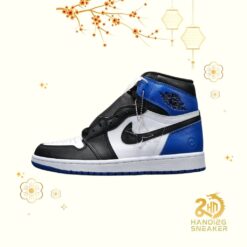Giày Sneaker Nike Air Jordan I Retro Fragment Xanh Trắng đen Chất Lượng Tốt Nhất