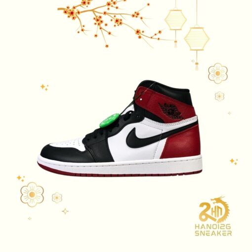 Giày Sneaker Nike Air Jordan I Retro High OG Black Toe Đen Trắng Đỏ 1 Chất Lượng Tốt Nhất