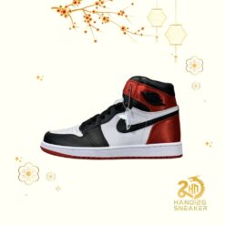 Giày Sneaker Nike Air Jordan I Retro High OG Đen Trắng Đỏ 2 Chất Lượng Tốt Nhất