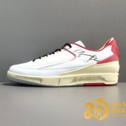 Off White X Air Jordan 2 Retro Low SP＂White And Varsity Red＂