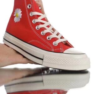PEACEMINUSONE X Converse 1970s đỏ Hoa Cúc Cực đẹp