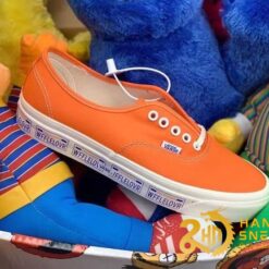 Giày Sneaker Vans Orange Authentic Chất Lượng