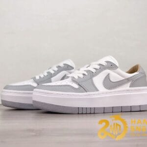 Sneaker Nike Air Jordan 1 Gray And White Cực đẹp