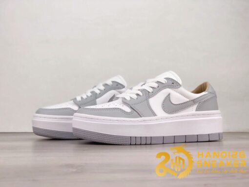 Sneaker Nike Air Jordan 1 Gray And White Cực đẹp