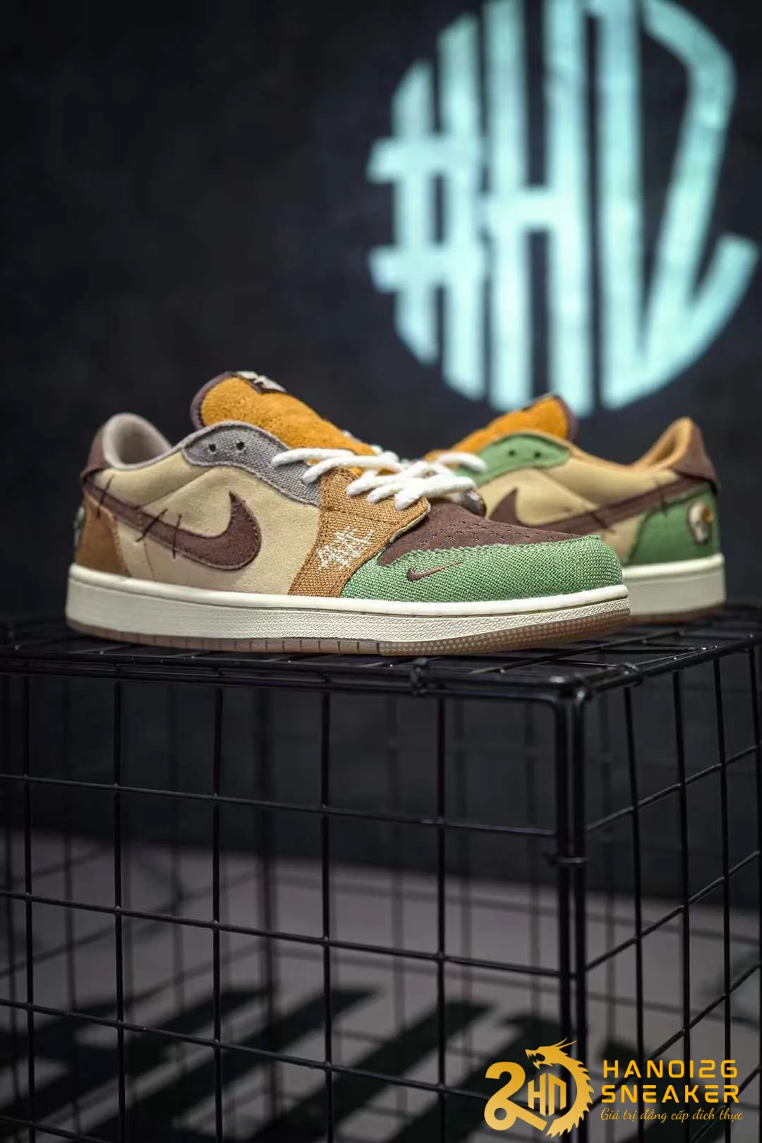 Jordan 1 Retro Low OG Zion Williamson Voodoo 2022 Giày Air Jordan 1 Low Voodoo X Zion Williamson (2)