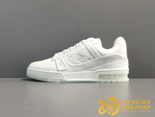 GIÀY LV TRAINERS SNEAKER ALL WHITE LIKE AUTH