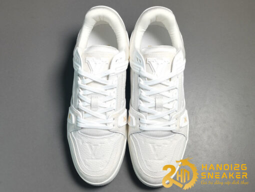 GIÀY LV TRAINERS SNEAKER ALL WHITE LIKE AUTH (6)