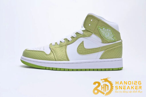 Giày Nike Air Jordan 1 Mid SE "Green Python"
