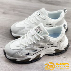 Bộ Sưu Tập Giày Gucci Stay JIDIBL 2023 Grey And White (6)