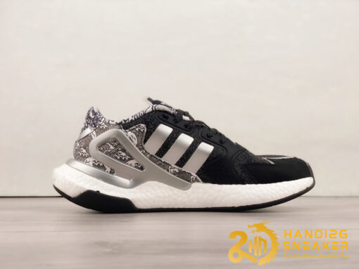 Giày Adidas Day Jogger Boost Core Black Cloud White Silver (1)