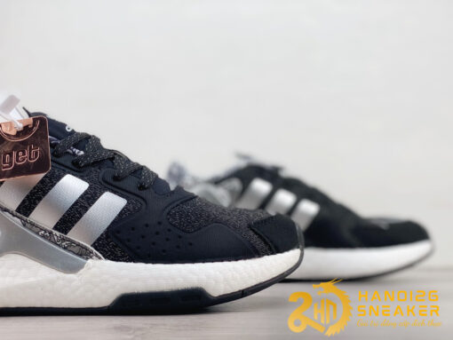 Giày Adidas Day Jogger Boost Core Black Cloud White Silver (4)