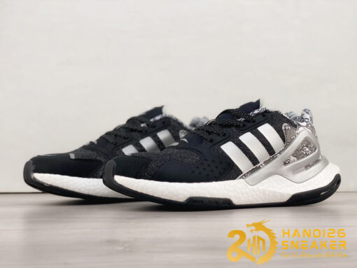 Giày Adidas Day Jogger Boost Core Black Cloud White Silver (8)