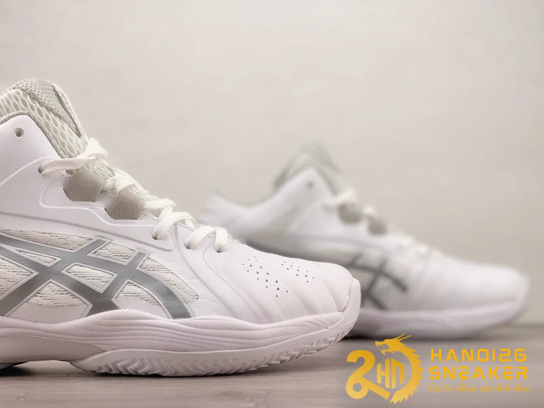 Giày Asics Gelhoop V13 2E Wide White Silver Like Auth