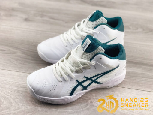 Giày Asics Gelhoop V13 White Velvet Pine Cực Đẹp (4)