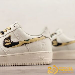 Giày Bape X Nike Air Force 1 07 Low White Black Camo (3)