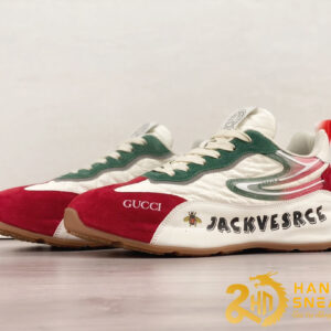 Giày GUCCI Jackvesrce Style S White Red Green (1)