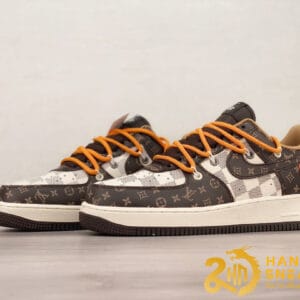 Giày NIKE AIR FORCE 1 LOW X LOUIS VUITTON BROWN Like Auth (1)