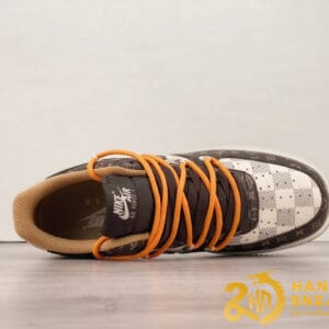 Giày NIKE AIR FORCE 1 LOW X LOUIS VUITTON BROWN Like Auth (7)
