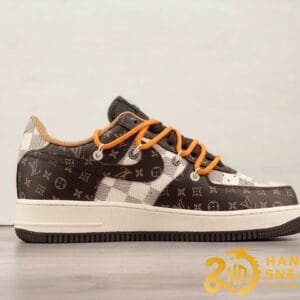 Giày NIKE AIR FORCE 1 LOW X LOUIS VUITTON BROWN Like Auth (8)