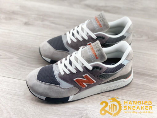 Giày New Balance 998 Grey Orange Cao Cấp (4)