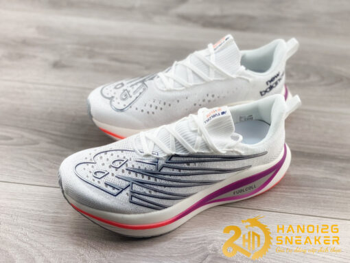 Giày New Balance FuelCell SC Elite V3 White Victory Blue (4)