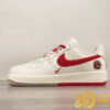 Giày Nike Air Force 1 07 Low Beige Grey Red