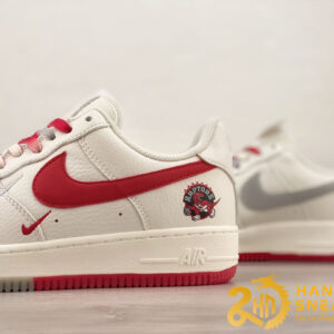 Giày Nike Air Force 1 07 Low Beige Grey Red (2)