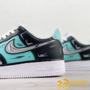 Giày Nike Air Force 1 07 Low Black Light Green Grey (3)