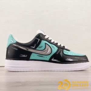 Giày Nike Air Force 1 07 Low Black Light Green Grey (8)