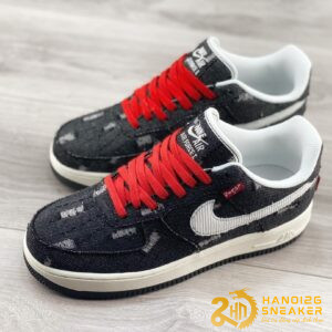 Giày Nike Air Force 1 07 Low Black Red LE5050 011 (3)