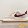 Giày Nike Air Force 1 07 Low Dark Red Cream Cao Cấp