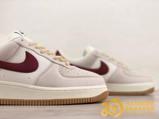 Giày Nike Air Force 1 07 Low Dark Red Cream Cao Cấp (3)