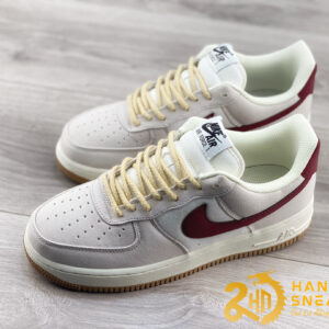 Giày Nike Air Force 1 07 Low Dark Red Cream Cao Cấp (5)