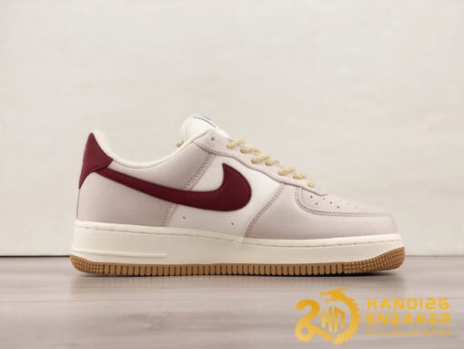 Giày Nike Air Force 1 07 Low Dark Red Cream Cao Cấp (7)