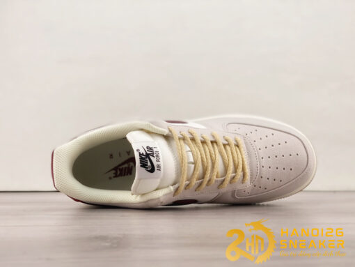 Giày Nike Air Force 1 07 Low Dark Red Cream Cao Cấp (8)