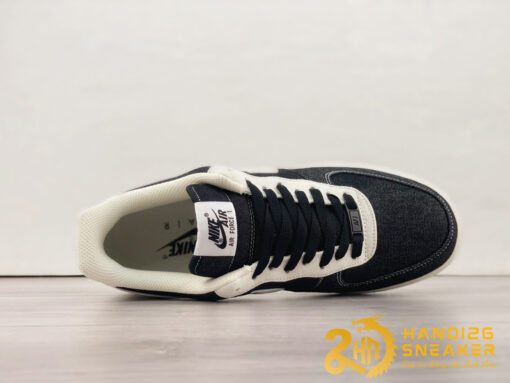 Giày Nike Air Force 1 07 Low Denim Black Beige (1)