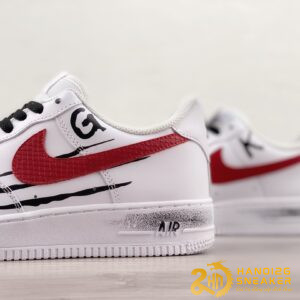 Giày Nike Air Force 1 07 Low GK White Red (8)