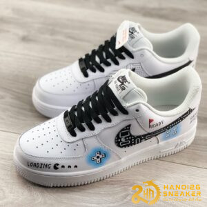 Giày Nike Air Force 1 07 Low Game OVer White Black (4)