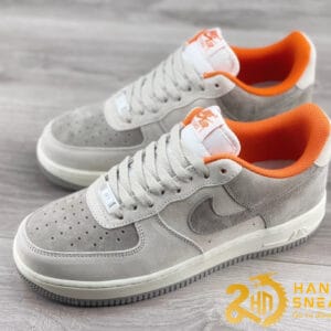 Giày Nike Air Force 1 07 Low Off White Gray Orange Cực Đẹp (3)