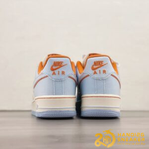Giày Nike Air Force 1 07 Low Orange Light Blue White (2)
