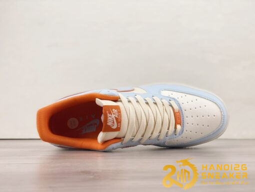 Giày Nike Air Force 1 07 Low Orange Light Blue White (3)