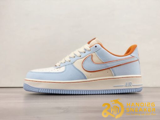 Giày Nike Air Force 1 07 Low Orange Light Blue White