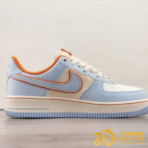 Giày Nike Air Force 1 07 Low Orange Light Blue White (7)