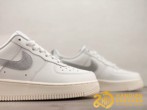 Giày Nike Air Force 1 07 Low Silver Swoosh Like Auth (3)