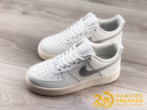 Giày Nike Air Force 1 07 Low Silver Swoosh Like Auth (4)