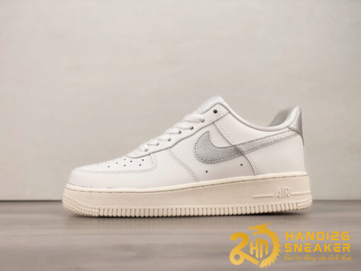 Giày Nike Air Force 1 07 Low Silver Swoosh Like Auth