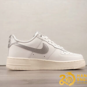 Giày Nike Air Force 1 07 Low Silver Swoosh Like Auth (8)