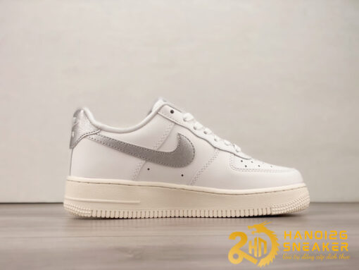 Giày Nike Air Force 1 07 Low Silver Swoosh Like Auth (8)