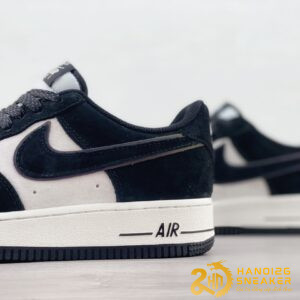 Giày Nike Air Force 1 07 Low Suede Black White (4)